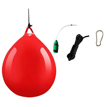 

1Pcs Water Heavy Bag with Water Injector Hook Sling Heavy Bag Water Punching Bag for Household Hanging Boxing