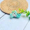 10PCS BPA Free Mini Mermaid Silicone Beads Baby Dummy Cartoon Pacifier Toy Accessories 6