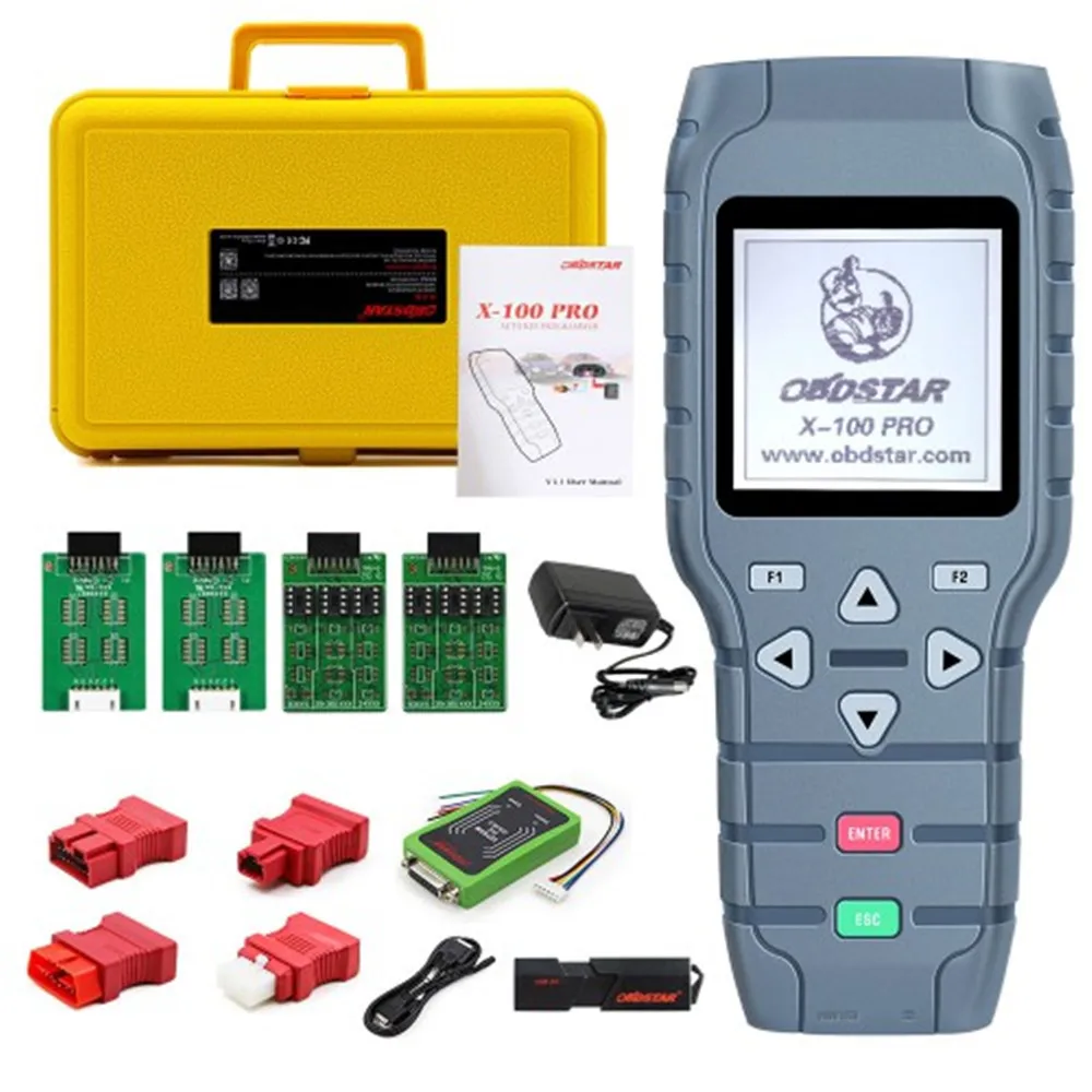 

OBDSTAR X-100 PRO Auto Key Programmer (C+D) Type for IMMO+Odometer+OBD Software Get Free PIC and EEPROM 2-in-1 Adapter