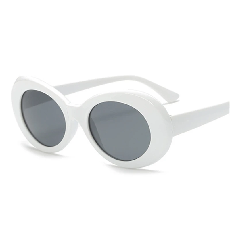 2023 Goggle Kurt Cobain Glasses Oval Sunglasses Ladies Glasses Trendy Hot Vintage Retro Sun Glasses Women's UV400 Gafas_voghion.com