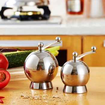 

New Pepper Grinder Spice Salt Pepper Mill Grinder Kitchen Multifunctional Tool At Home Cooking Tools 8.5x10.5Cm