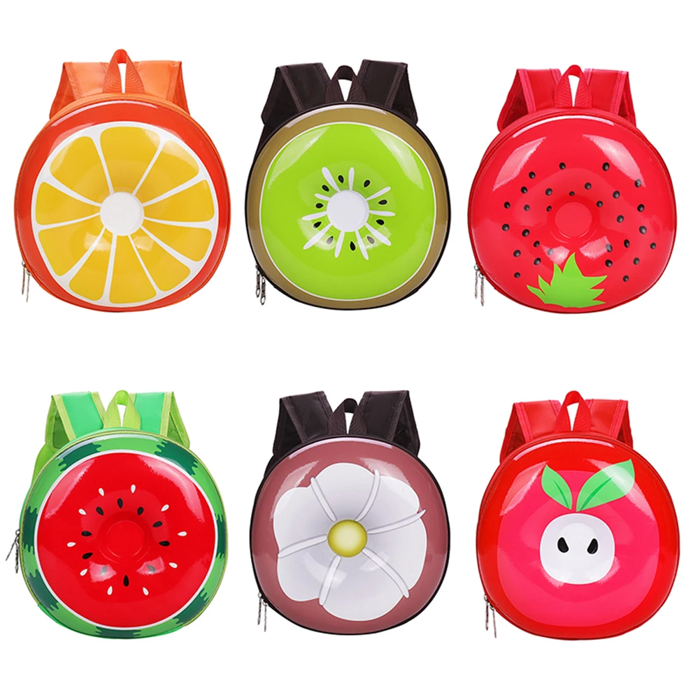 School-Backpack Stachel Kids Cartoon for Shoulder-Bag Cute EVA Rucksack Fruit-Shaped