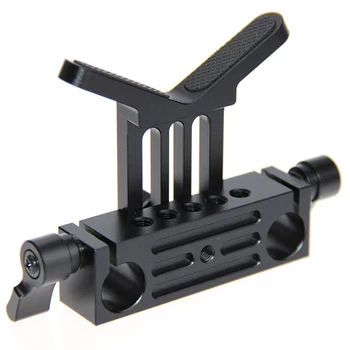 

Lens Support 15mm Rod Clamp Rail Block for DSLR Rig Rod Support Rail System C1108 Camera Photography Accessories