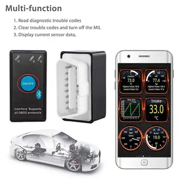 

Car Detector Auto Diagnostic Tool Mini Wireless Bluetooth Adapter Ultra-low Power Consumption For Tablet Smartphone