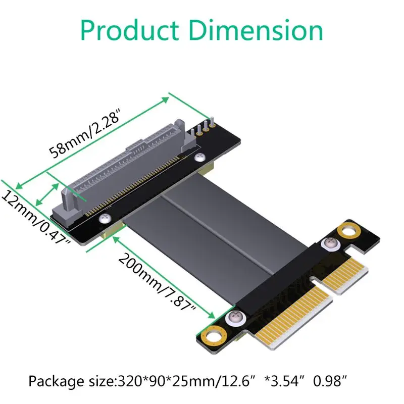 Кабель удлинитель U.2 NVMe SSD к PCI E 3 0x4|Компьютерные кабели и разъемы| |