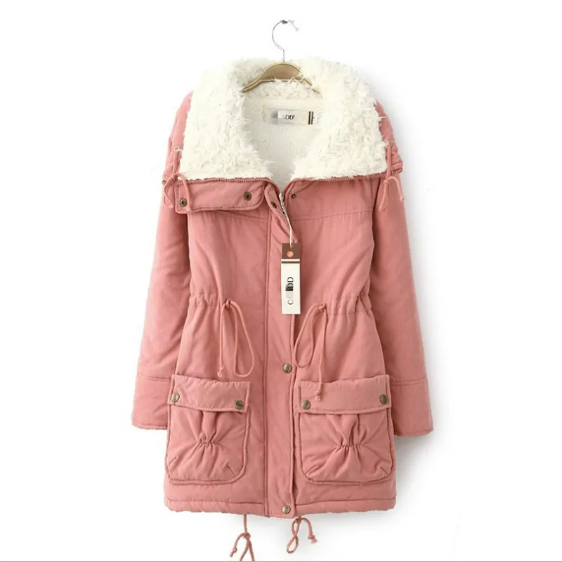 Maternity Coat Pregnancy Jacket Thick Warm Fleece Plush Fur Collar Womens Jacket for Baby Showers Winter Warm Maternity Clothes