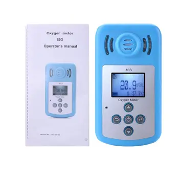 

Oxygen Meter LCD Display Sound Light Vibration Alarm Gas Concentration Detector N1HF