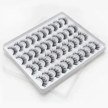 

SEXYSHEEP 20Pairs Thick Long 3D eyelashes long lasting mink lashes natural dramatic volume eyelashes extension 3d false eyelash