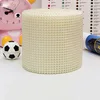 24 Rows 4mm Pearl Mesh Wrap Ribbon Bead Roll Acrylic Pearl Trim for Wedding Party Cake Vase Bridal Shower Decorations DIY Craft ► Photo 2/5