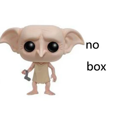 DOBBY17 no box Funko Pop Movie Гарри Поттер Гермиона Рон Добби Луна персонажи Дамблдор 10 см Виниловая кукла Фигурка Коллекция Модель игрушки - Цвет: DOBBY17 no box