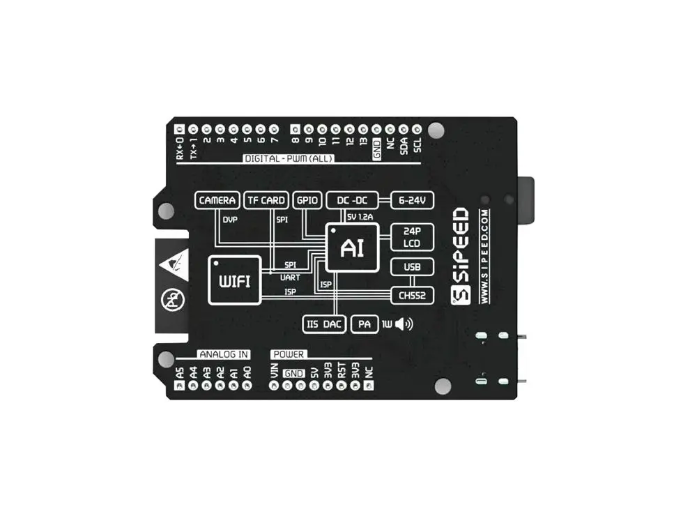 Sipeed Maixduino AI IoT RISC-V 64 K210 платы, рассчитанной AI