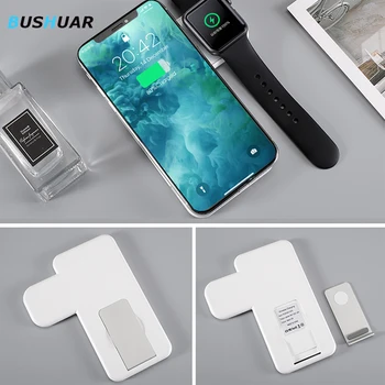 

2 in 1 Wireless Charger for iPhone 11 XS X 8 Plus Qi Fast Charging Dock Stand for Samsung Galaxy S9 S8 Apple watch series 2 3 4
