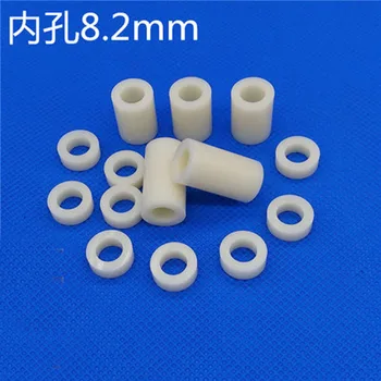 

PC Isolation column 8.2mm ID 14mm OD Nylon casing Gasket washer Plastic M8 Round body Spacer ABS Pad 5-25mm High