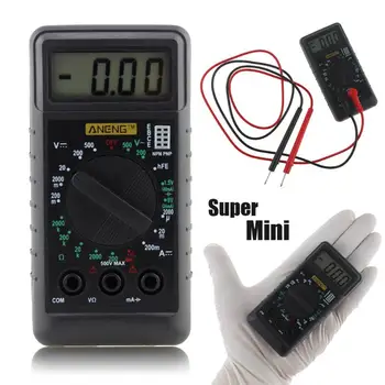 

ANENG DT182 DMM Digital Multimeter AC/DC Volt Amp OHM Meter Tester Resistance Voltmeter Ammeter with Buzzer Overload protection