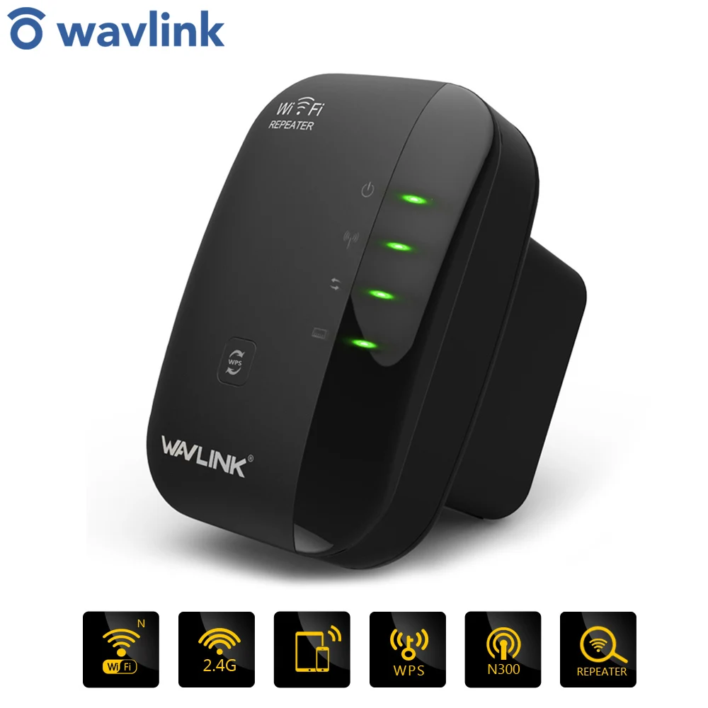 Wavlink Wireless Wifi Repeater Long Range Extender Wi-Fi Signal Amplifier 2.4G WiFi Booster 300Mbps Wi Fi Access Point EU | Компьютеры и