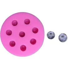 В крапинку с голубикой с эффектом силиконовые формы молд для кексов и конфет отделочных работ фрукты форма для шоколада сладостей форма для выпечки, форма для духовки