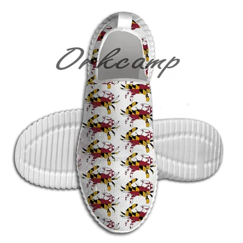 

Maryland Flag Crab Running Shoes Walking Shoes Summer Comfortable light weight Jogging Yoga shoes