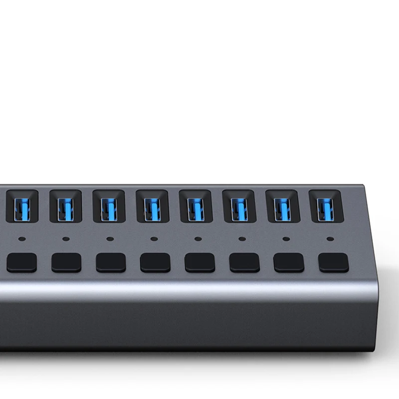 Usb-хаб Зарядное устройство 10 Порты USB 3,0/USB C Hub10 Порты мульти разъемом 12 V/4A быстро Зарядное устройство по стандартам ЕС/США Мощность адаптер для Macbook Pro PC