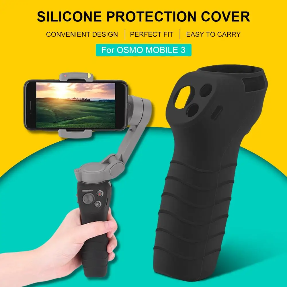 Handheld Gimbal Handle Sleeve Cover Silicone Anti-Slip Sweat-Proof Cover For OSMO Mobile 3