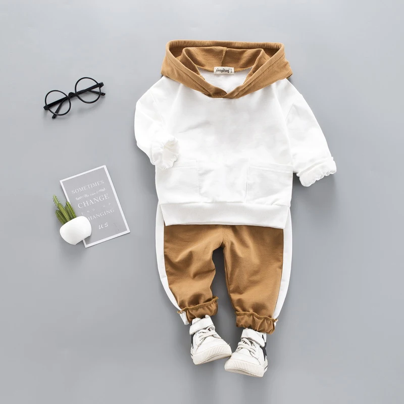 

Infant Clothing 2020 Autumn Winter Newborn Clothes For Baby Boys Clothes Set Hoodie+Pants 2pcs Outfit Kids Costume Baby Suit