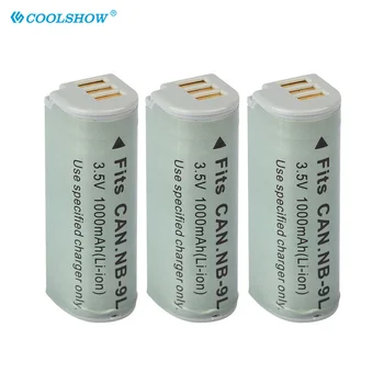 

NB-9L NB 9L Camera Battery 1000mAh for Canon ELPH 510 520 530 HS PowerShot N SD4500 IS IXUS 1000 1100 500 510 HS IXY 1 3 50S