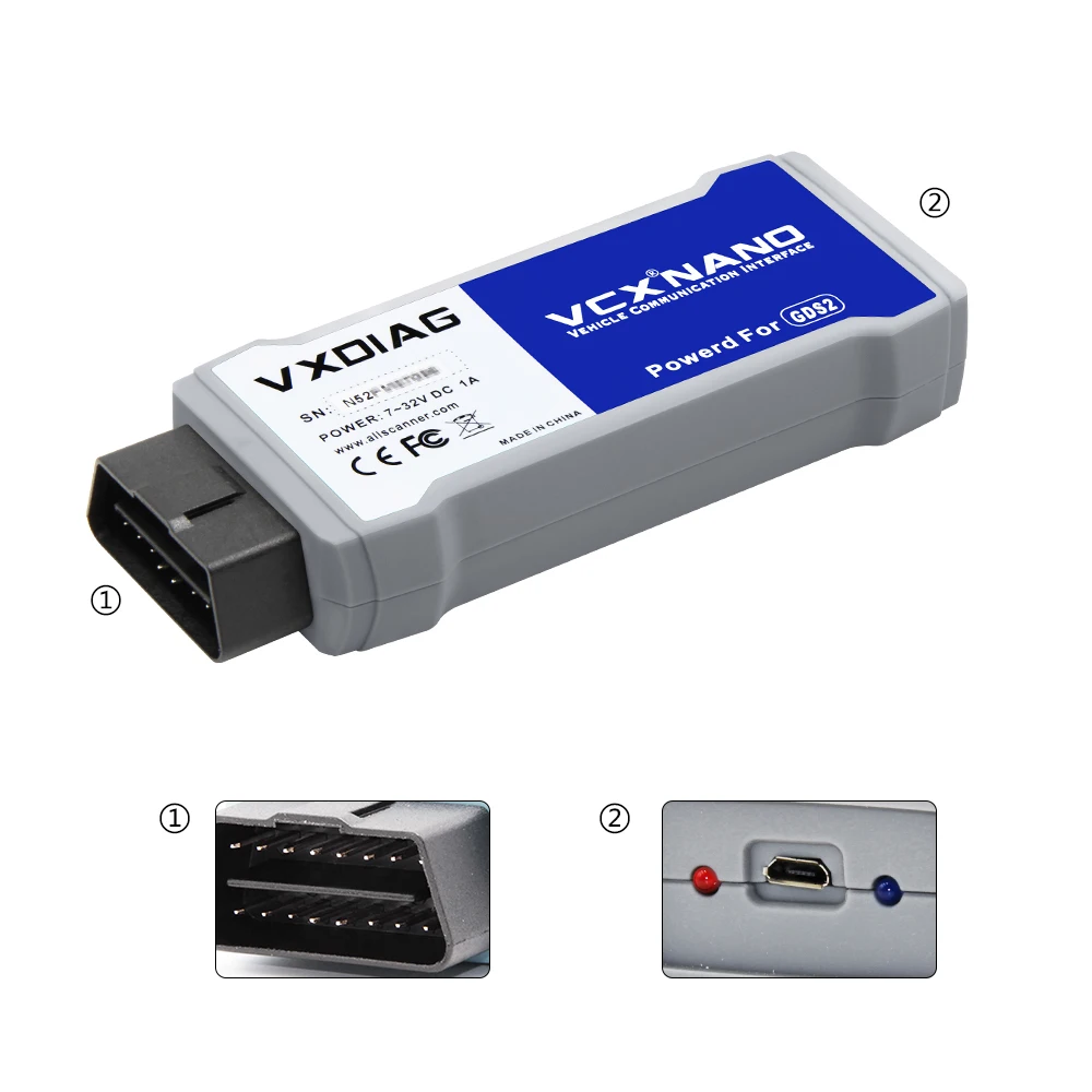 Автоматический диагностический сканер VXDIAG VCX NANO для GM с Wi-Fi для GM для Chevrolet/для Buick для Tech2Win GDS2 ECU программист инструмент