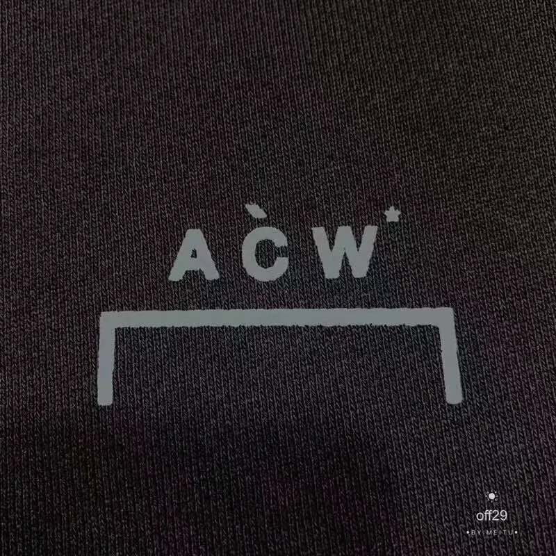 A-COLD-WALL ACW толстовки для мужчин женщин патч пуловер Кофты повседневные модные черные A-COLD-WALL на молнии Кофты