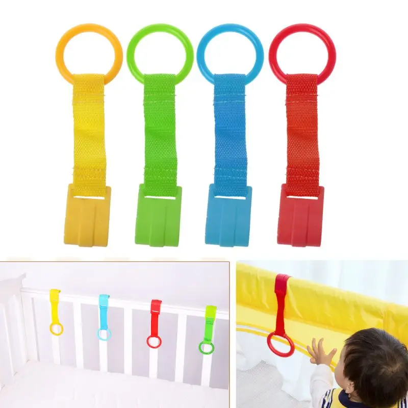 Детская кровать переносная люлька стоьте вверх многоцветные Wake Up крюк вытяжное кольцо Складная подвесные игрушки AXYA