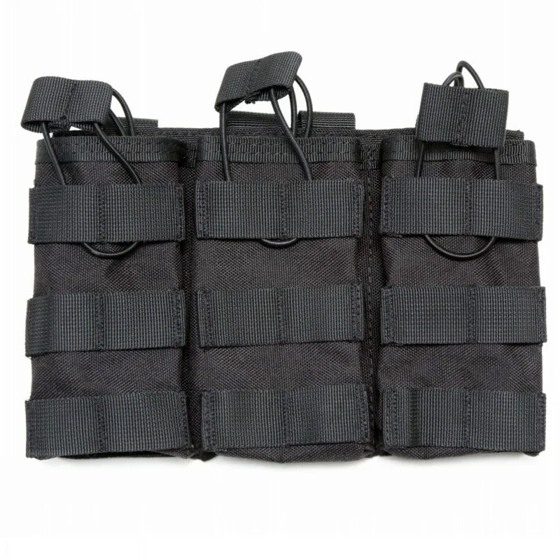 Тактическая мужская сумка с открытым верхом с тройным подсумок DD07 для M4 M14 M16 AK47 AK74 G36 журнал с системой банджи