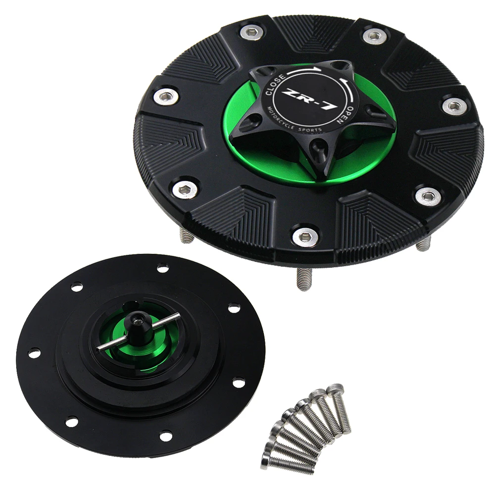 ZX-7R крышка бензобака для Kawasaki ZX7R/ZX7RR все годы аксессуары мотоциклов CNC алюминиевая