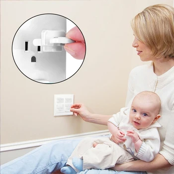 

24pcs ABS Baby Proofing Safety Outlet Covers with Hidden Pull Handle Outlet Plug Protector Cap