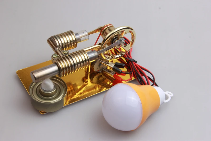 Mini Stirling Engine External Combustion Engine Microgenerator Birthday Present Steam Engine Model Science And School Education (2)