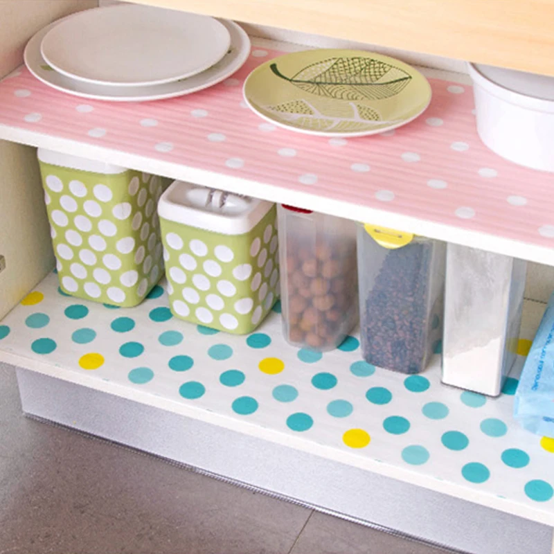 5M Reusable Drawer Mat Contact Paper Cabinet Liner Moisture-proof Waterproof Dust Proof Non-Slip Kitchen Table Shelf Liner Pad