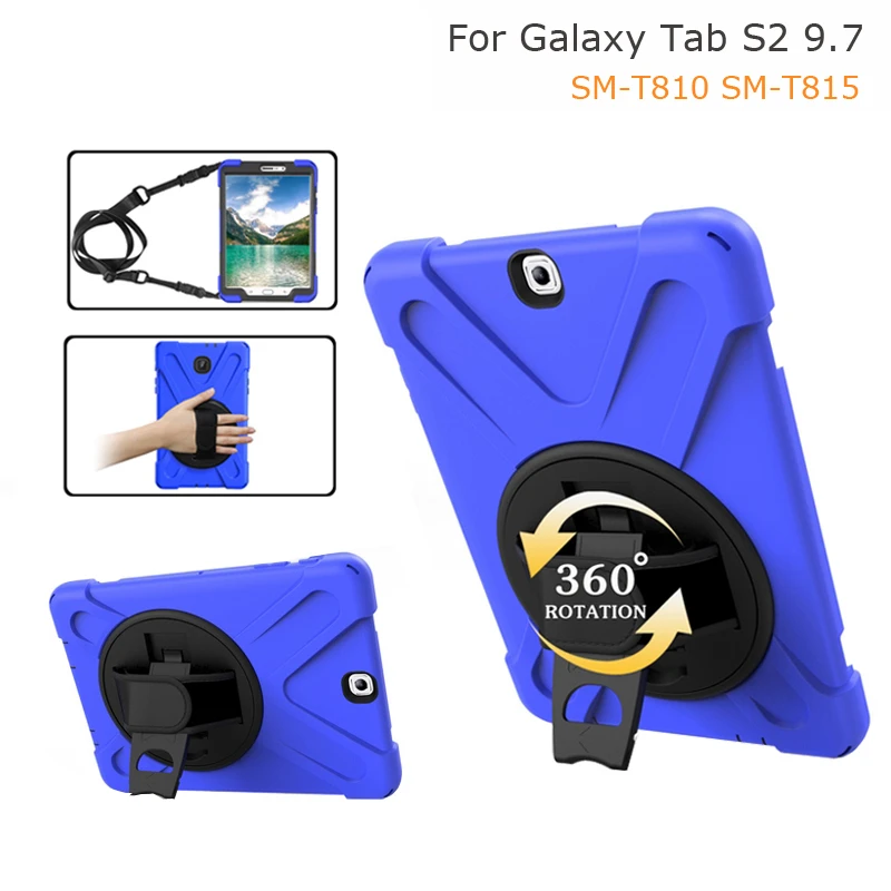 Для Samsung Galaxy Tab S2 9 7 SM T810 T815 T819 сверхпрочный защитный чехол на руку с плечевым