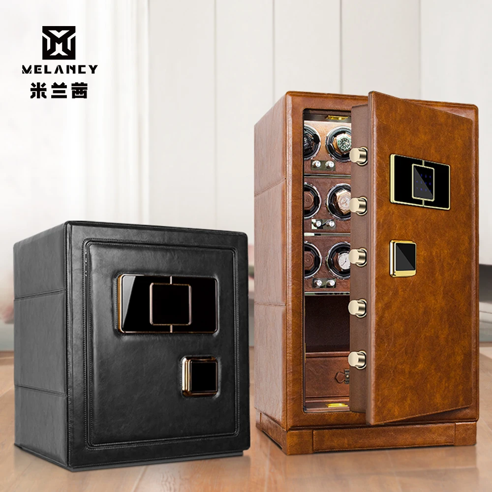 MELANCY Luxury Watch Winder Anti-Theft Safe Fingerprint Recognition Unlock Anti-theft Jewelry Watch Box With TPD 5 Mode Control 1 MELANCY Luxury Watch Winder Anti-Theft Safe Fingerprint Recognition Unlock Anti-theft Jewelry Watch Box With TPD 5 Mode Control