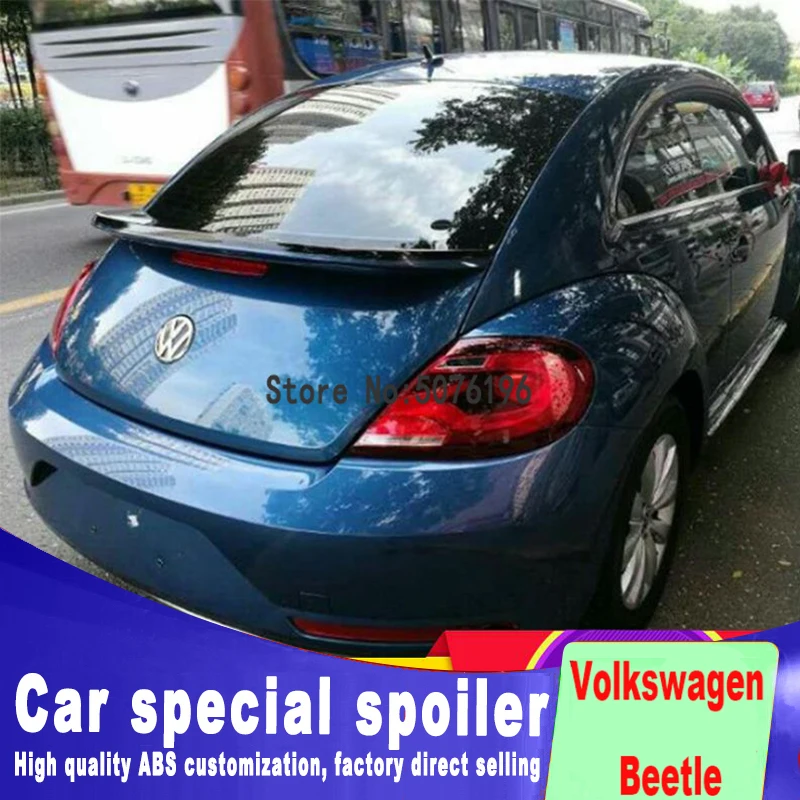 

primer or balck white colors painted new design ABS 2013 to 2018 up year Car Rear Trunk Spoiler Wing For vw Volkswagen Beetle