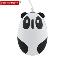Проводная компьютерная мышь 3D Мини Милая мультяшная панда детская мышь креативная 1600 dpi эргономичная оптическая мышь для ПК ноутбука настольных девочек