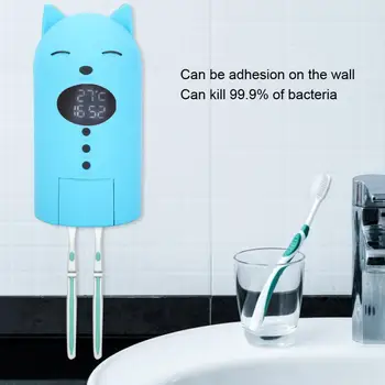 

Household Sterilizer Smart Children Toothbrush UV Disinfection Anti-Bacteria Toothbrush Sterilizer Box Dental Care for Kids