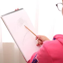 Deli 8K Sketchpad эскиз книга Вертикальный открытый эскиз только книга для рисования плотная бумага 40 страница 73356 канцелярские принадлежности