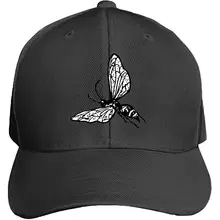 Бейсбольная кепка с принтом в виде сэндвича для крикета, травы, Кузнечика, унисекс, Регулируемая Кепка