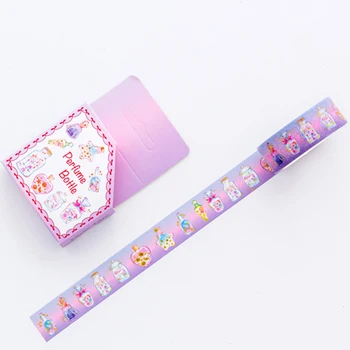 

1.5cm *5M Fragrance Perfume Bottles Masking Tape Washi Tape DIY Decorative Sticker Label