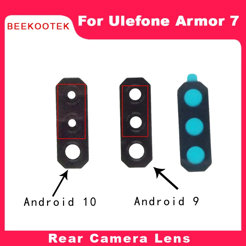 New Original For Ulefone Armor 7 7E Camera Lens Glass Cover + foam adhensive Sticker Replacement Android 9/10 | Мобильные телефоны