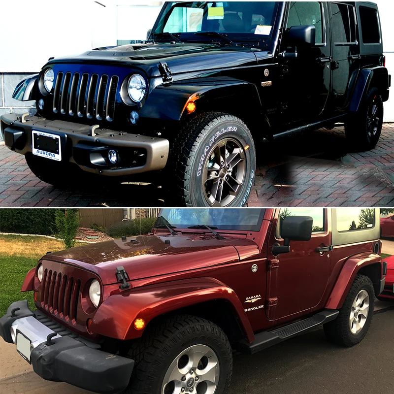 Фонари указателя поворота желтого цвета для Jeep Wrangler JK & JK Unlimited 2007-2018 (art.: 3920c4cf12fcd) - 3920c4cf12fcd