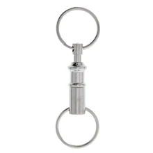 Двухголовое отъемное кольцо для ключей снаряжение EDC для улицы быстросъемный брелок держатель для ключей Органайзер кемпинговые карабины