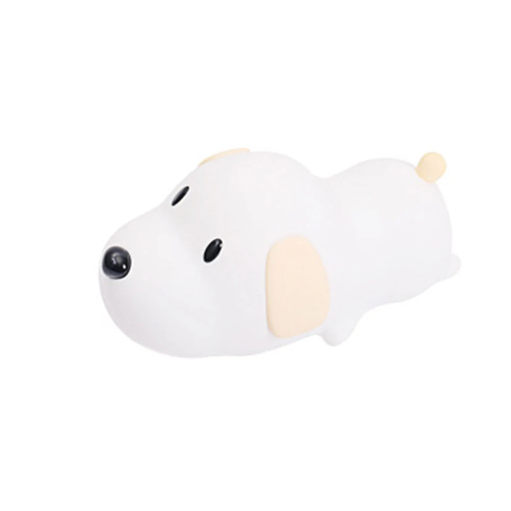 ~❤️PUPPY DOG NIGHT LIGHT Rechargeable USB Soft/Cool touch LED white glow❤️ 