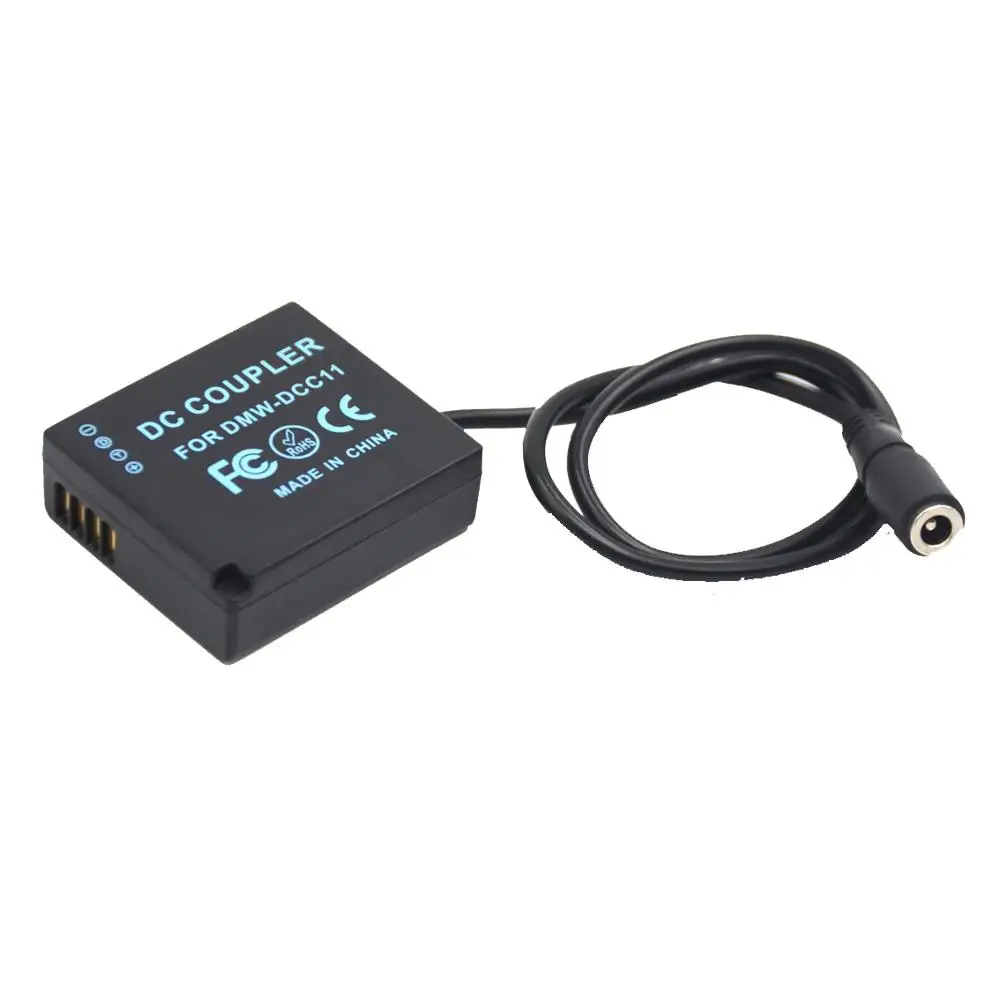 Адаптер питания для Lumix DMW DCC11 GF5 BLE9 GX7 S6 GX80 GX85 GF3K ZS110|dummy battery|battery dummygx7 battery |