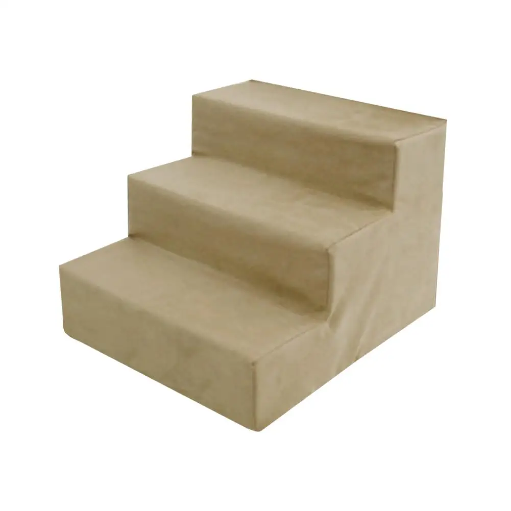 A Hot Pet Dog Stairs Small Dog House For Puppy Cat Pet Stairs 3/4 Steps Ladder Anti-slip Removable Dogs Bed Stairs Pet Supplies - Цвет: A