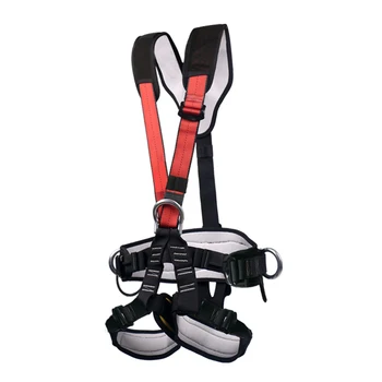 

Full Body Rock Climbing Safety Belt Harness Sitting Bust Belt for Mountaineering Tree Arborist Fall Protection Gear Equipment