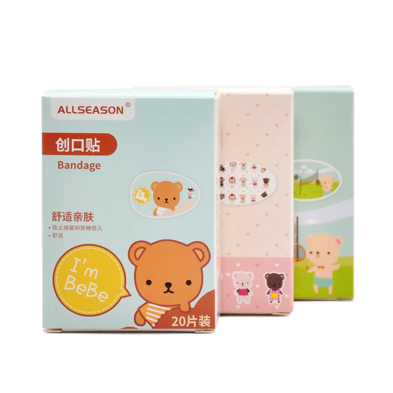 Parches de ojos adhesivos lindos vendaje para niños niñas niños con 3 diseños diferentes para ambliopía, ojo perezoso (60 Count)