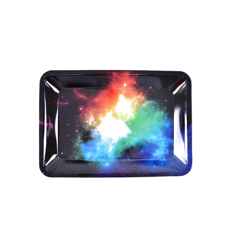 Tobacco Rolling Tray 180*125mm tobacco smoking Cigarette dry herb small Tinplate for stocking grinders Accessories tools
